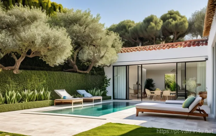 감정평가사의 부동산 가치 결정 사례 - **Prompt 1: A Portuguese Home Embodying Comfort and Quality with Green Spaces**
"A vibrant, pict...